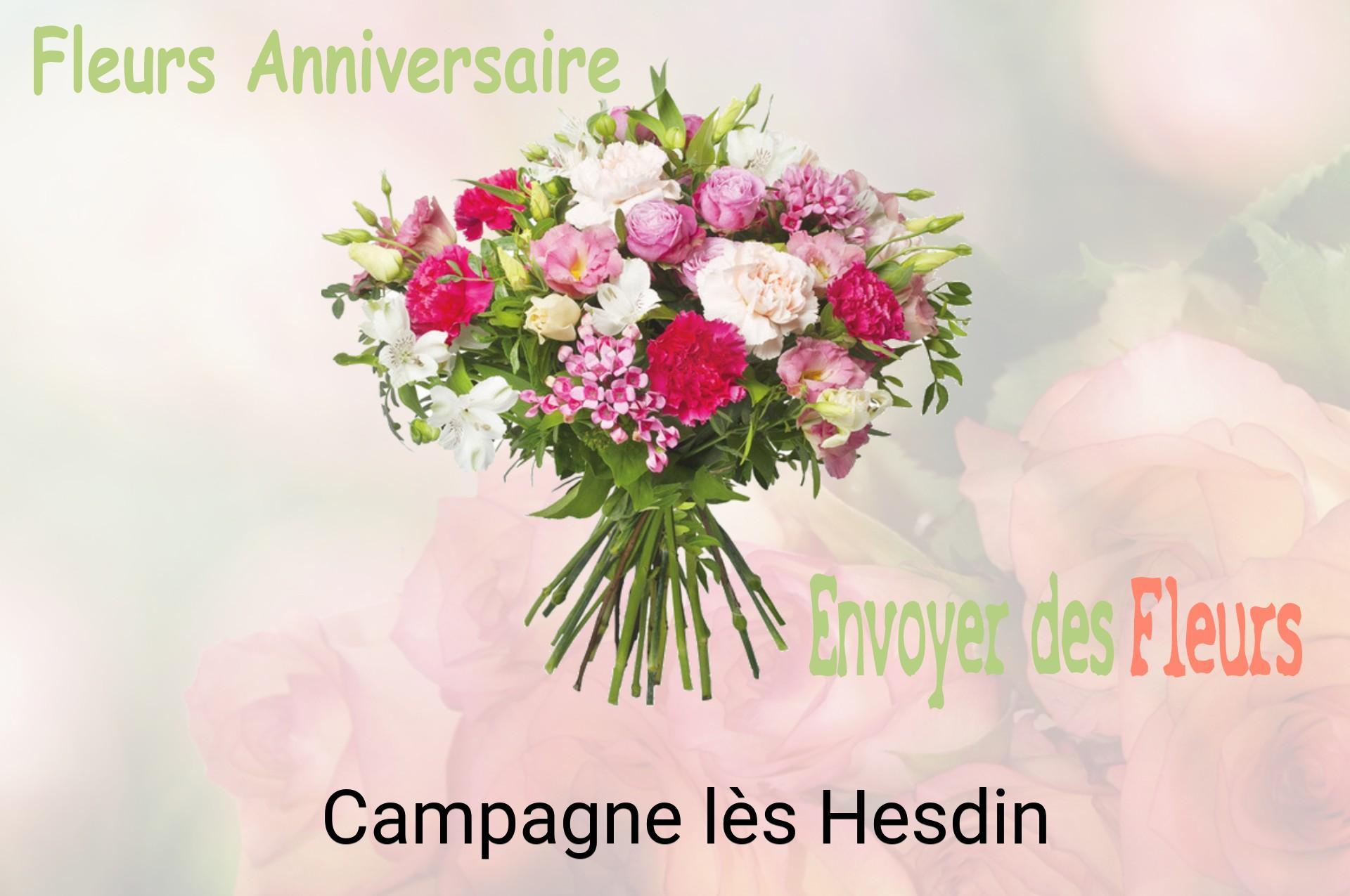 Bouquet de fleurs d’anniversaire livré à Campagne-lès-Hesdin