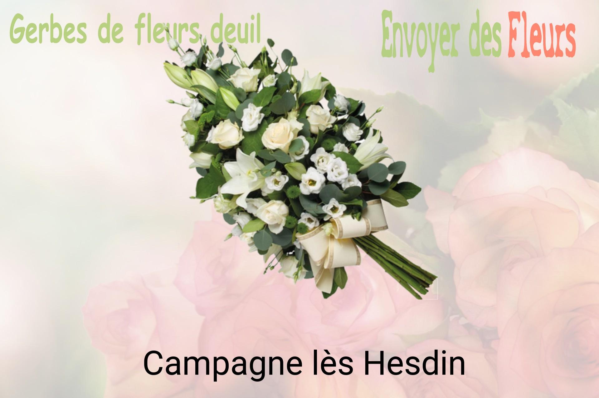 Gerbe de fleurs de deuil livrée à Campagne-lès-Hesdin